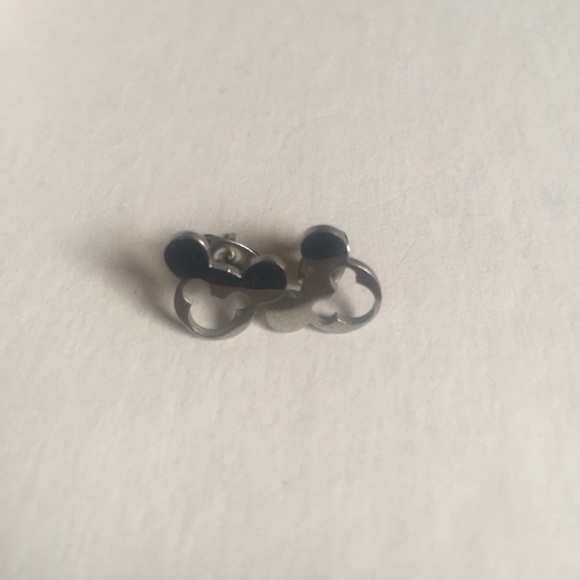 Stainless Steel Mickey Mouse Earrings - Picture 3 of 7